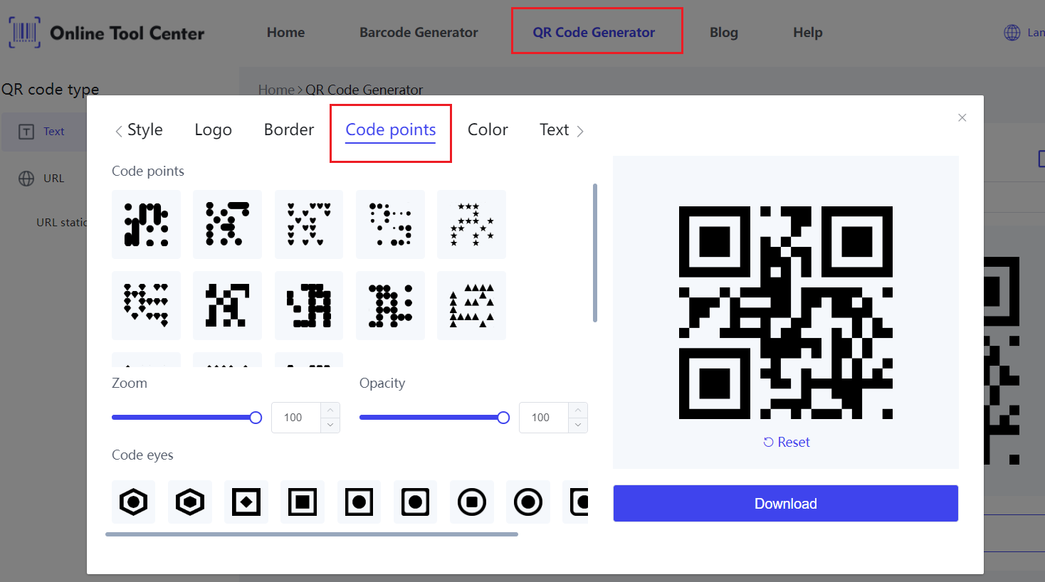 डट.png सँग QR कोड सिर्जना गर्नुहोस्