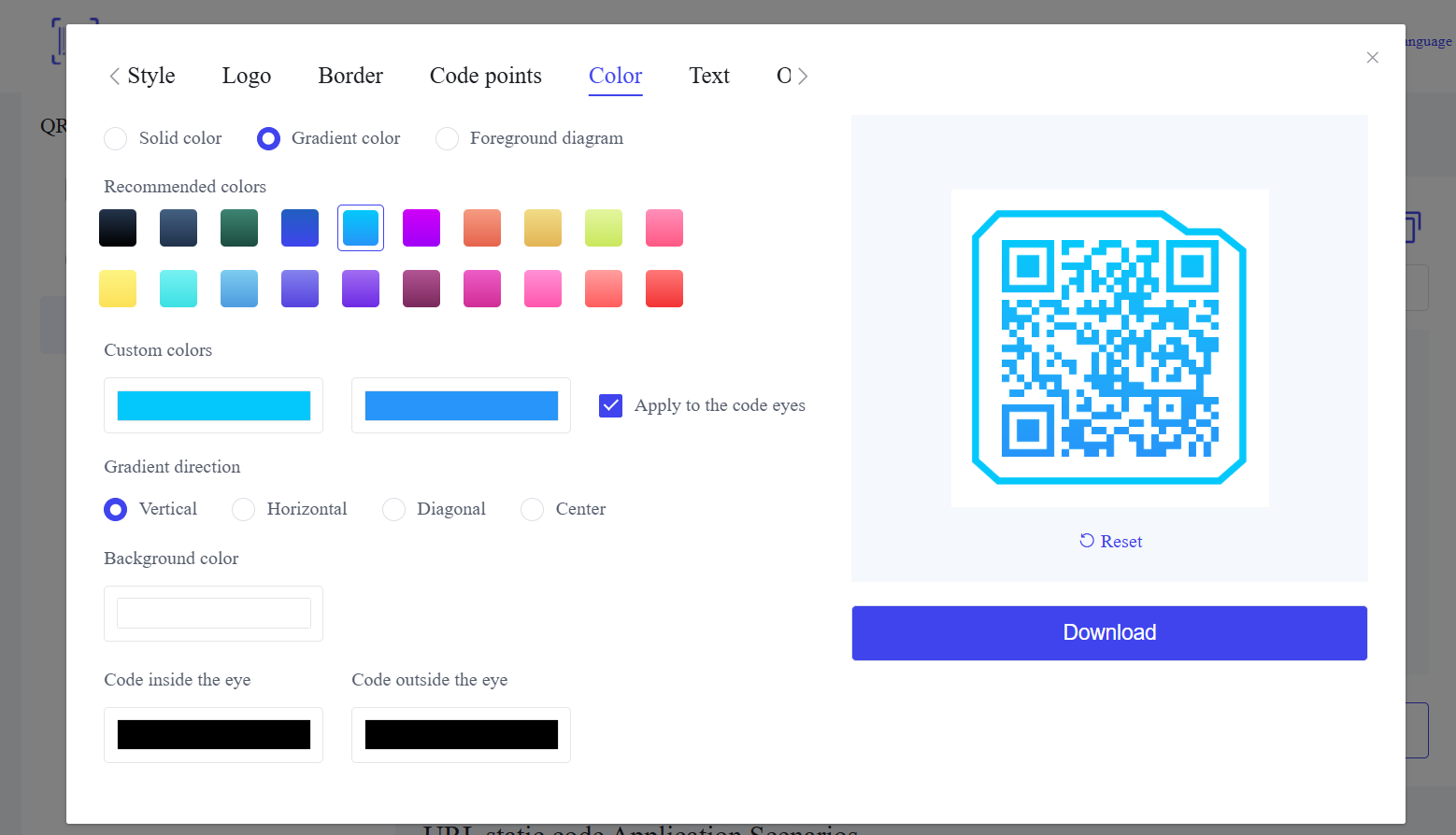 स्वतन्त्र अनलाइन qr कोड सिर्जनाकर्ता