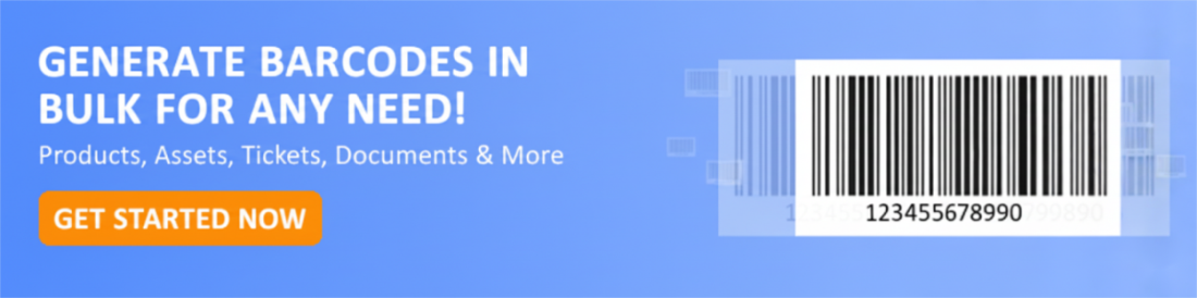 bulk barcode generator call to actio थोक बारकोड जनरेटरले एक्टियोमा कल गर्दछ