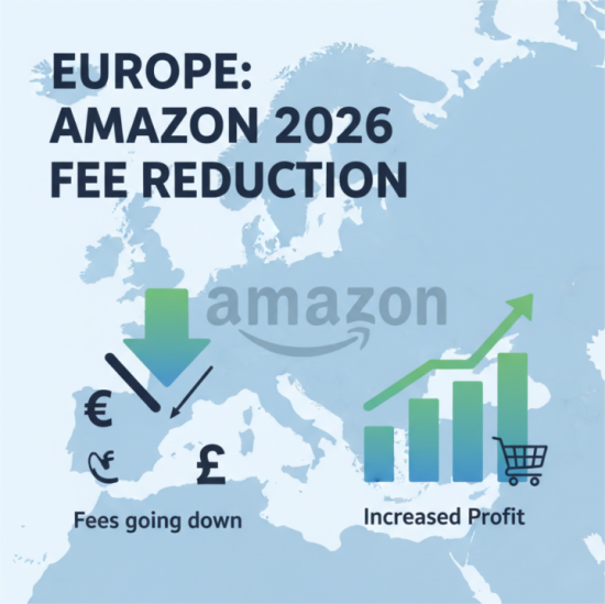 Europe amazon fee reductio युरोप अमेजन शुल्क घटाउने