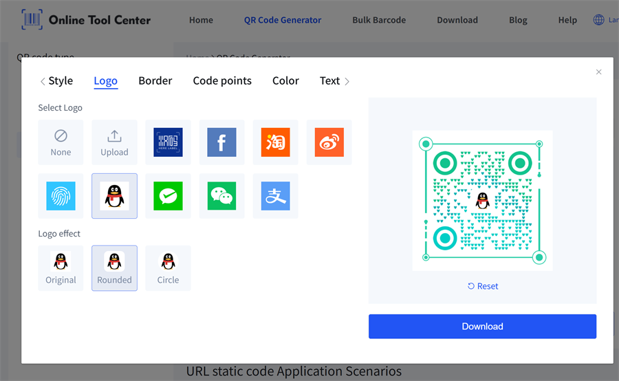 लोगोको साथ अनुकूलन qr कोड सिर्जना गर्नुहोस्