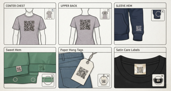 qr code on clothi कपडामा qr कोड