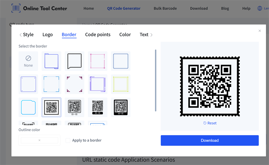 add frame for qr code qr कोडको लागि फ्रेम थप्नुहोस्