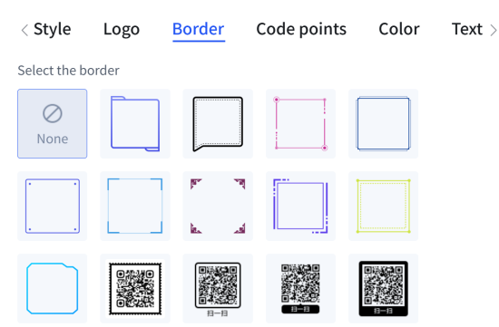 qr code borders qr कोड सीमाहरू