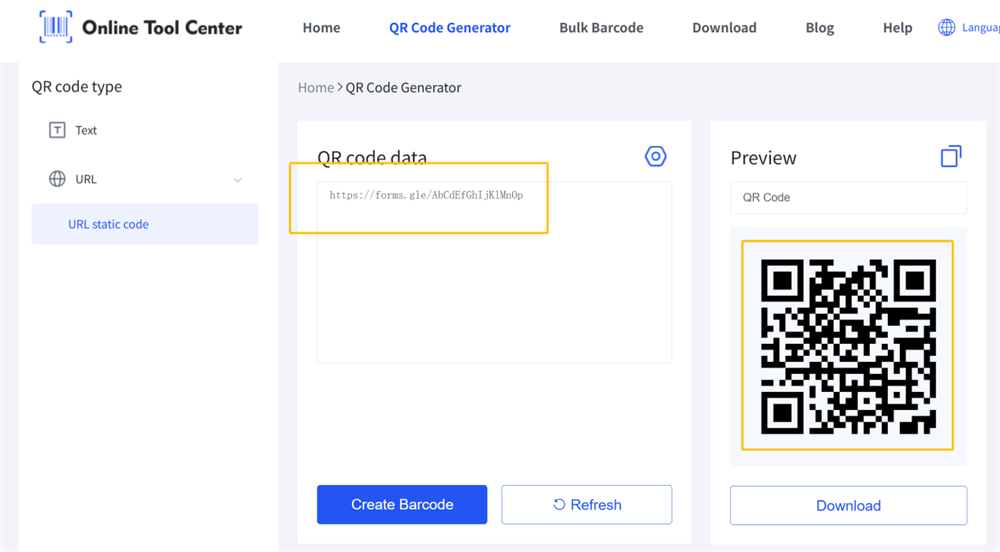 make qr code for registration form दर्ता फारमको लागि QR कोड बनाउनुहोस्